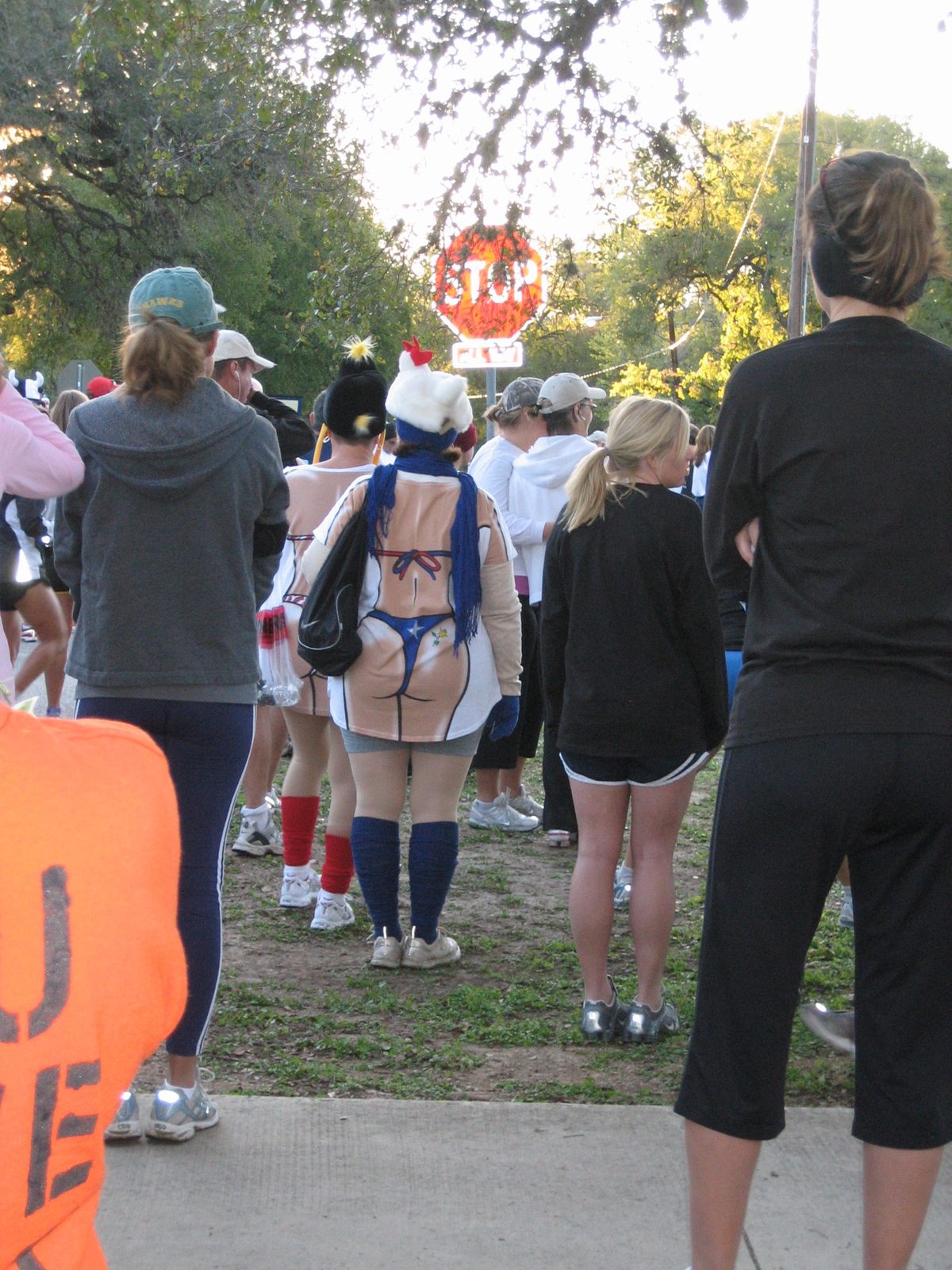 While nowhere near as many people dressed funny for this run as the Keep Austin Weird 5k, there...