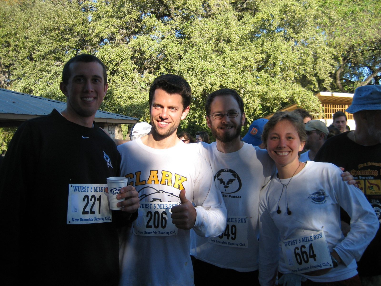 Dave (first-year), Jimmy (second-year), James (first-year but also worked as an undergrad), and...