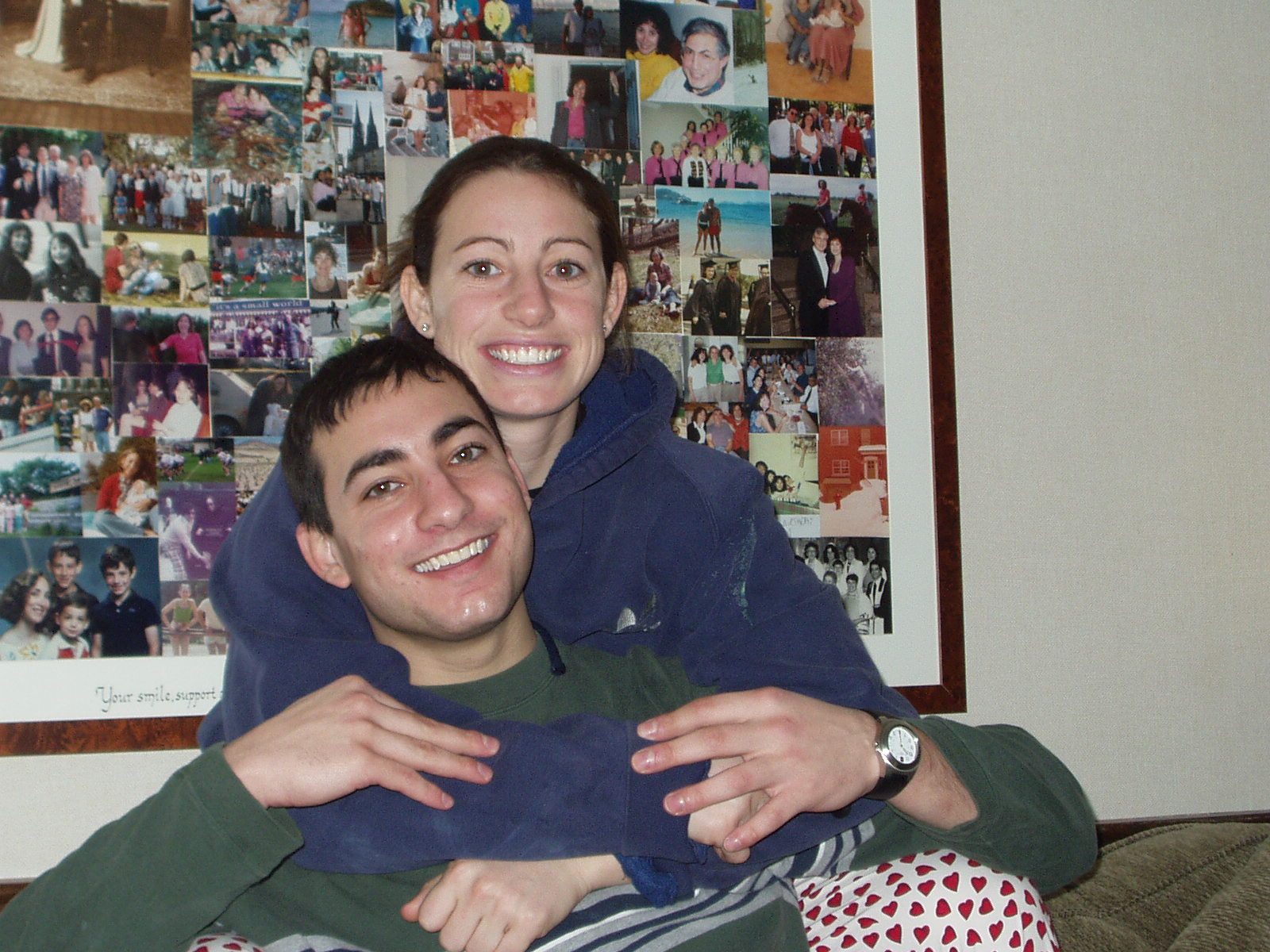Lauren Goldstein (Goldie) and her brother Andrew, taken on Cat's visit in December 2003.