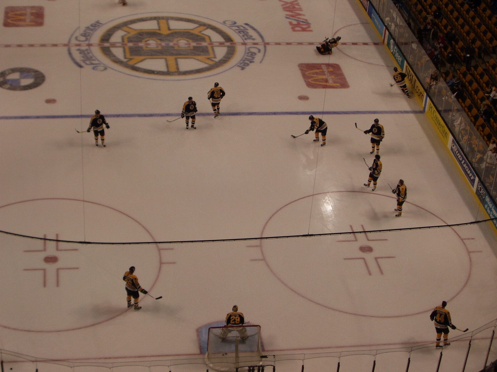 Our seats were actually really good, although very high up.