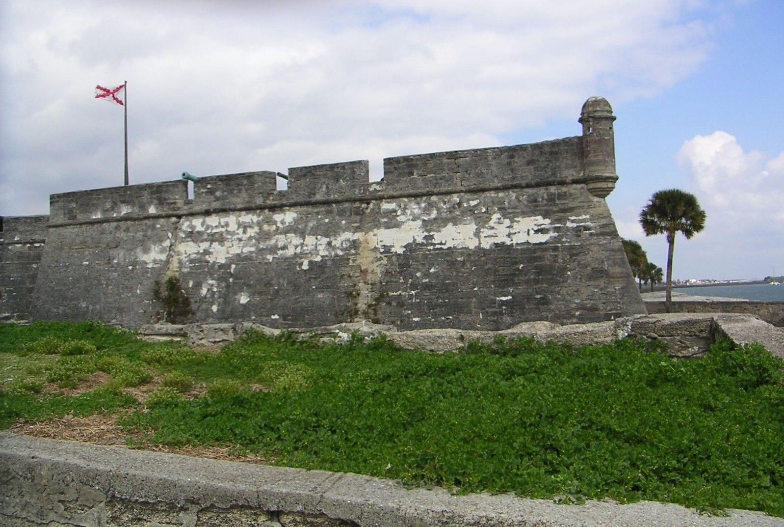 At the Castillo de San Marcos National Monument, in St. Augustine, FL.  The fort was originally...