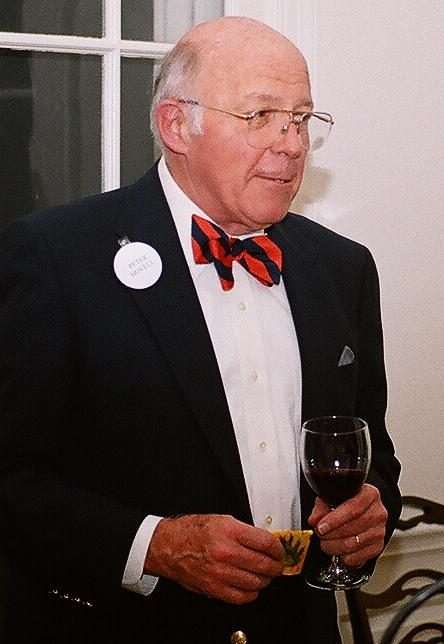 Dad giving a toast or talking to someone at the 150th party (picture stolen from Tidings).