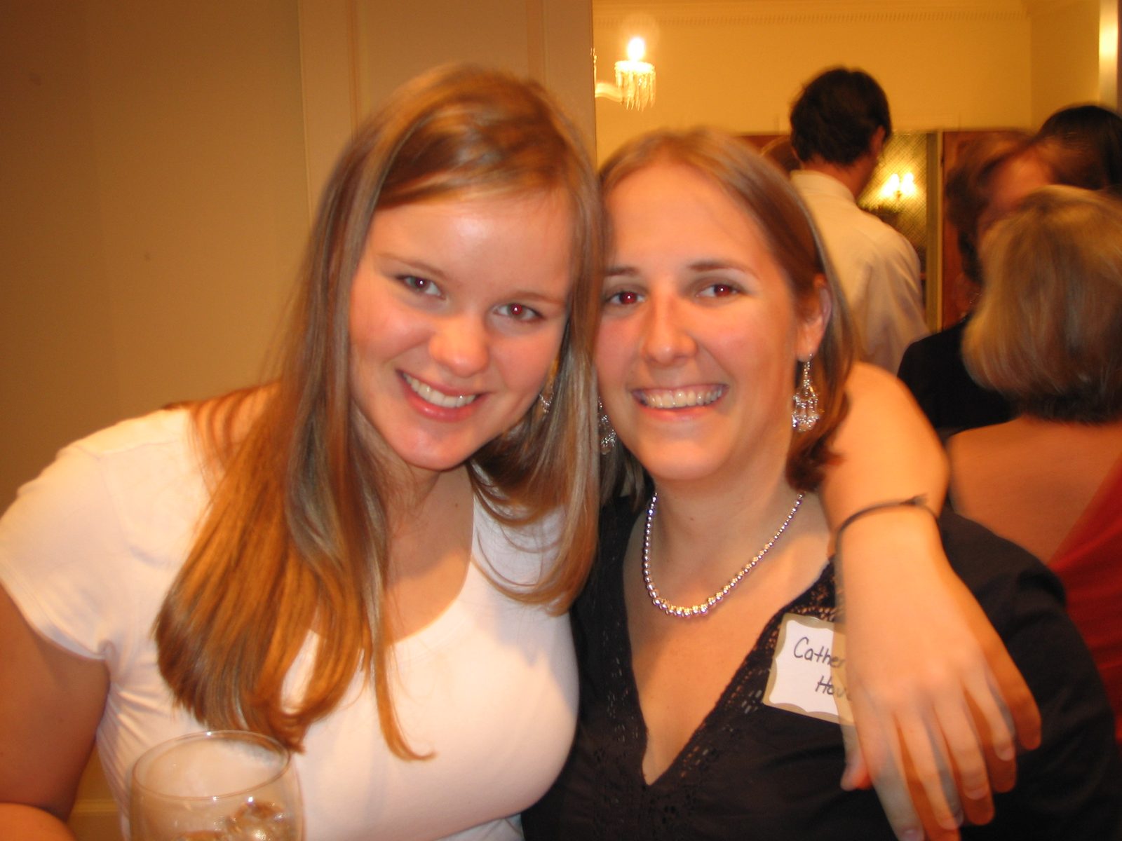 Sharon Anderson and Catherine at the 150th.