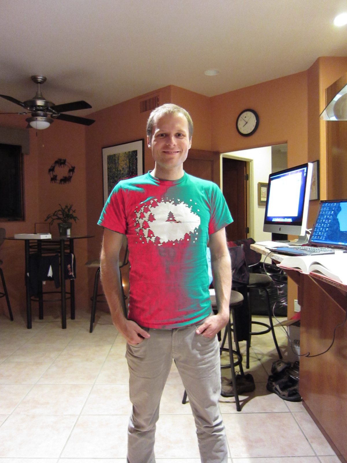 However, an attempt to change John's shirt from green to red is kind of awesome.