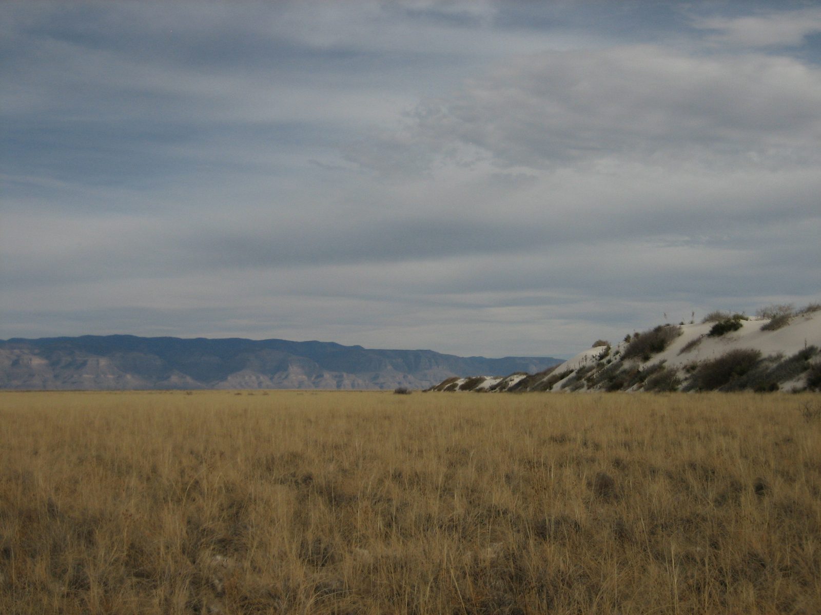 Looking east towards the Rockies, now behind us in our trek.