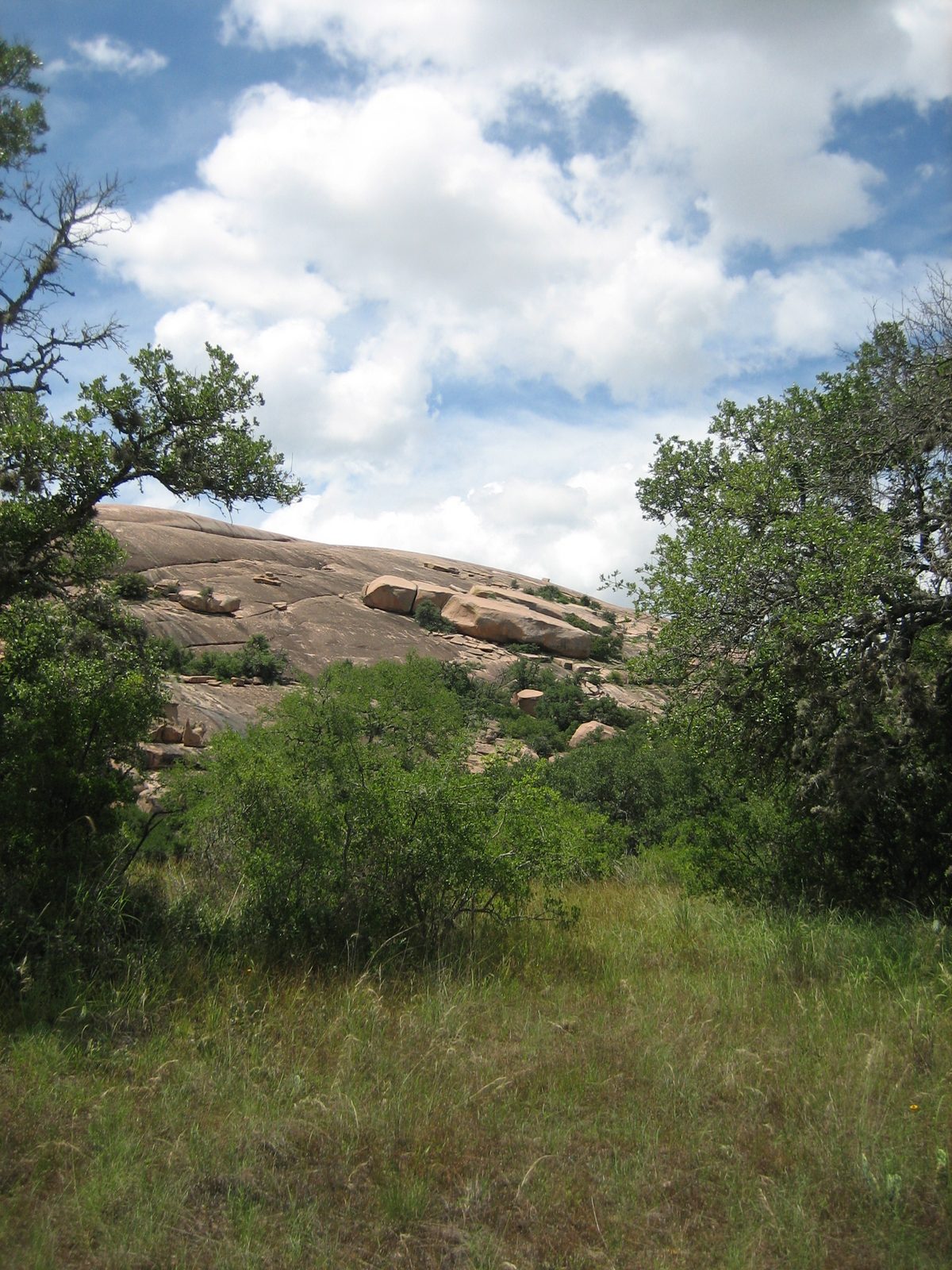 On July 5th, Jay and I headed out to Enchanted Rock to hike and climb.  It was a beautiful day!