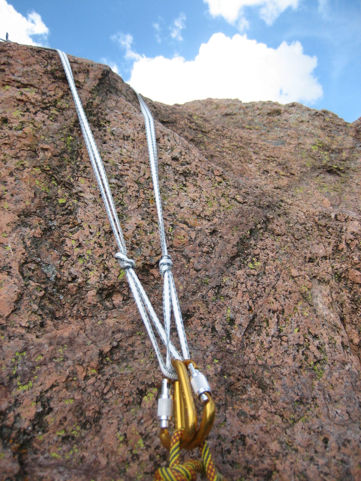 A view of the anchor, having made it to the top!