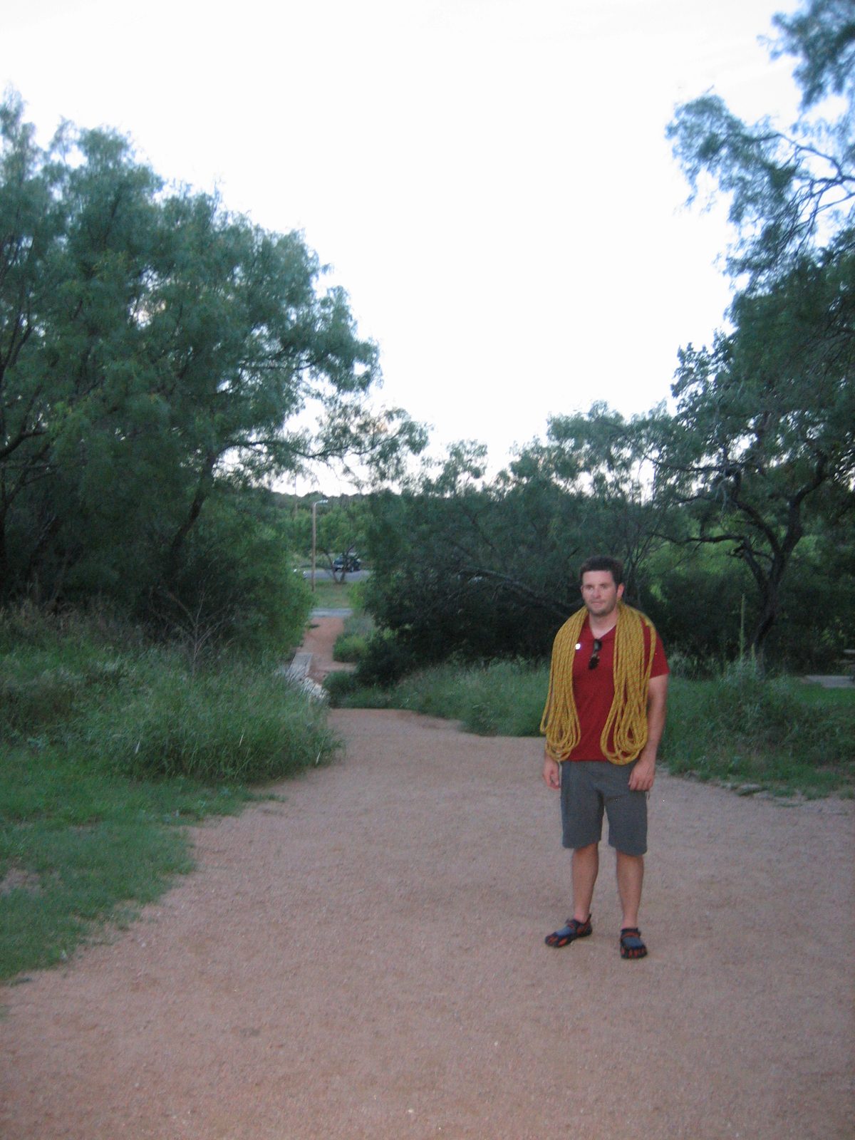 Jay near the end of our hike out.