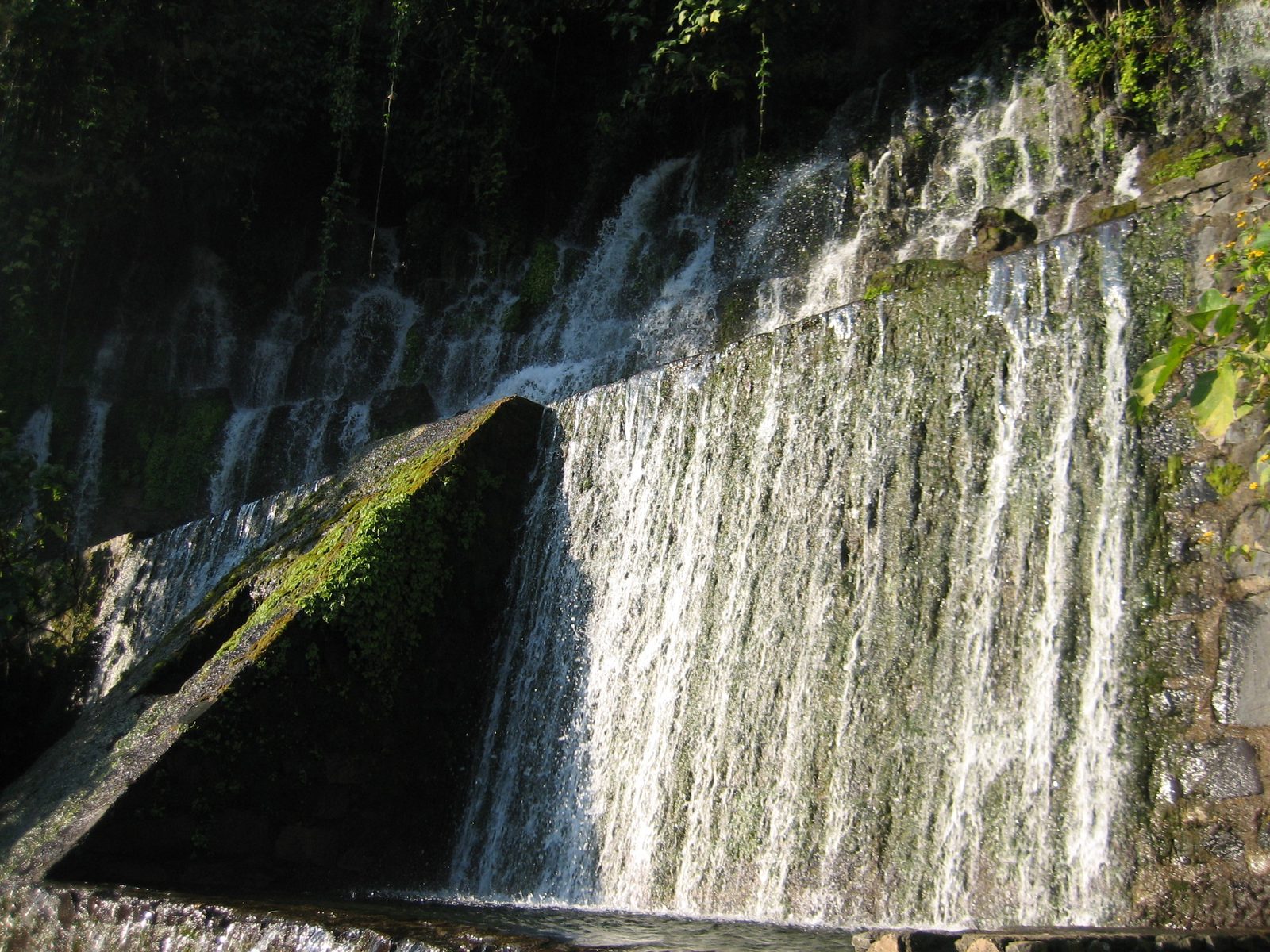 Waterfall!  There were kids playing in almost all of the pools; I did my best to get at least a...