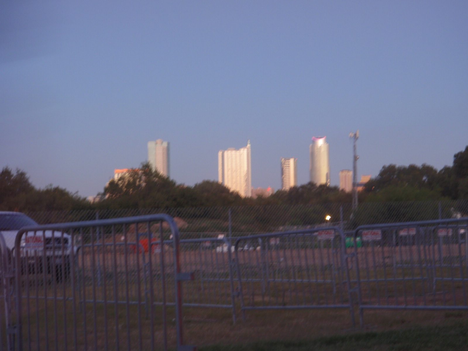 Downtown Austin.  The Frost Bank isn't even visible, sob!  The slight dark spot in the top left...
