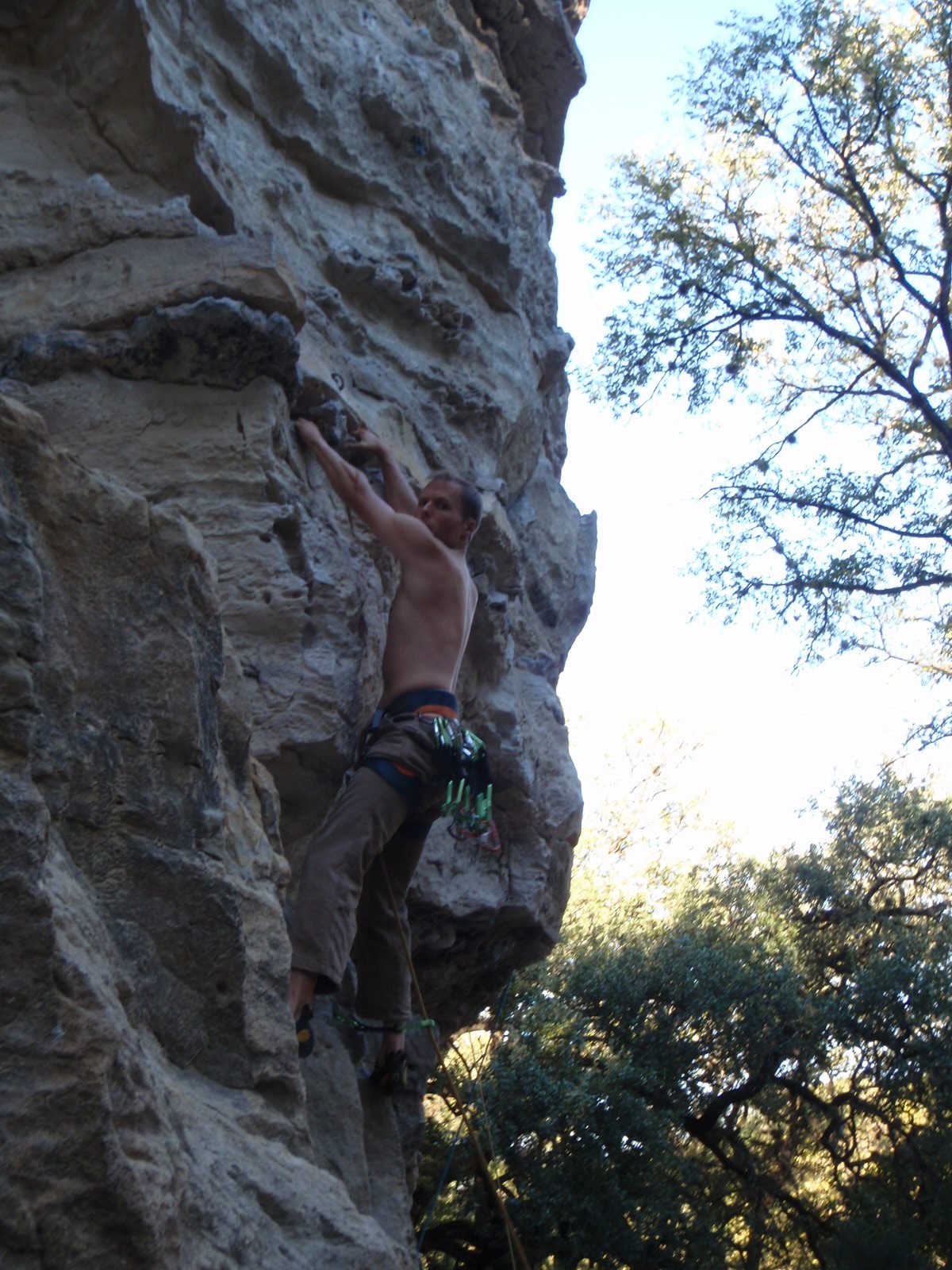 John considers his next move on Meet the Flintstones in the Greenbelt.