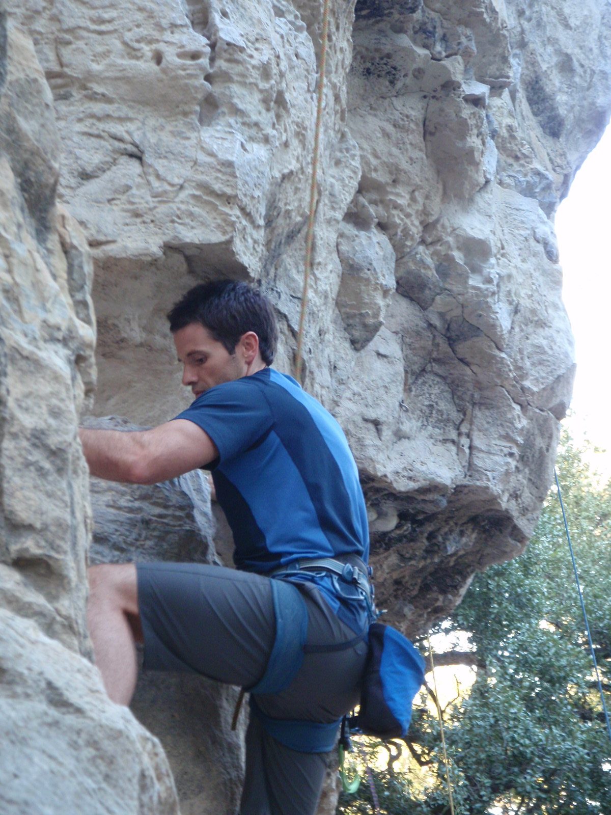 At the beginning there are some easier big steps up.