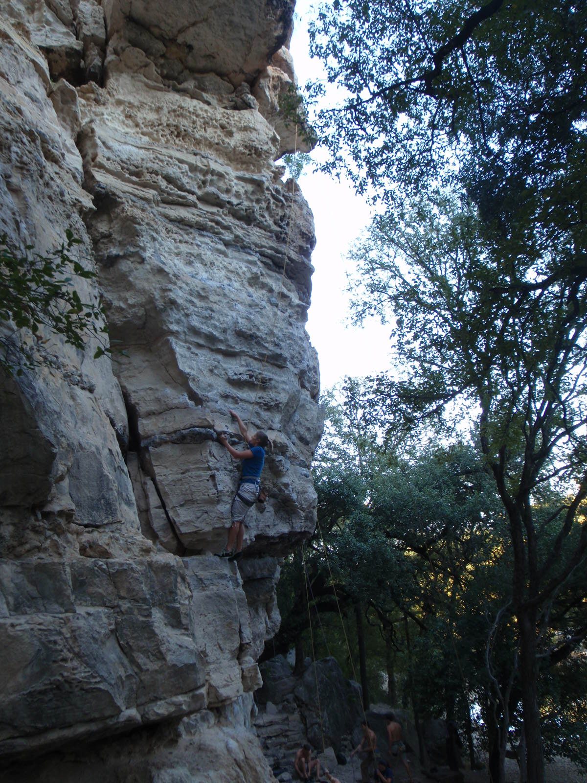 Sadly, it took me three tries to get to the top of this; I think this is where I stopped the first time.