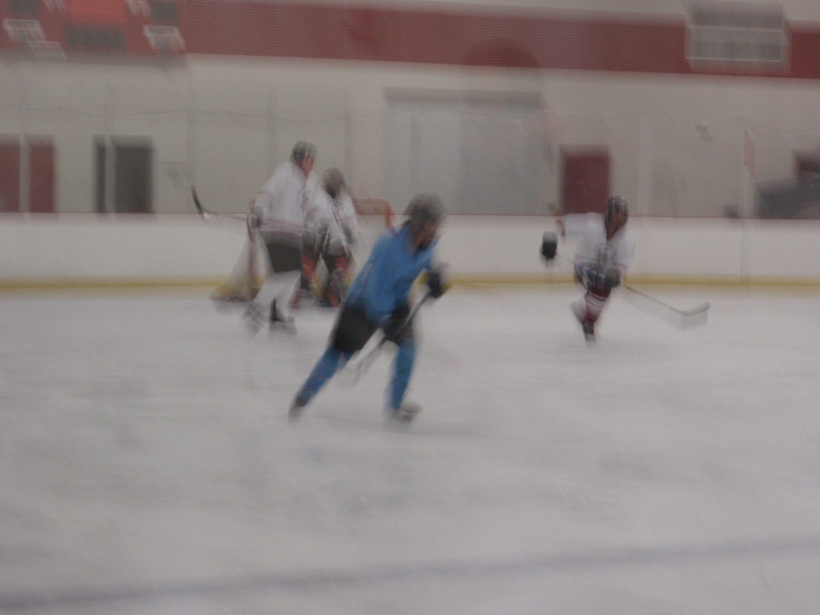 Catherine playing hockey!