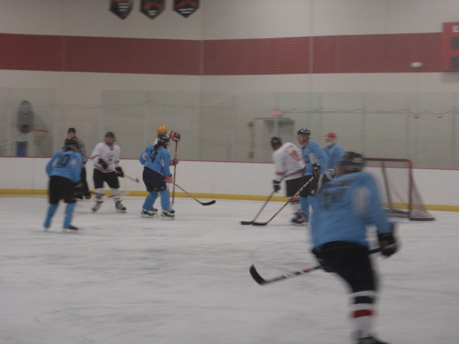 I can't remember if we won this game or not.  I do remember that it was late, and as a result we...