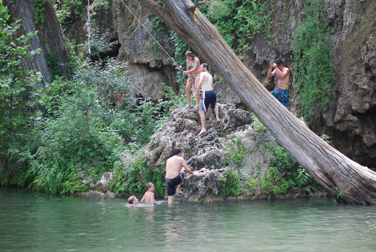 Rope swing!