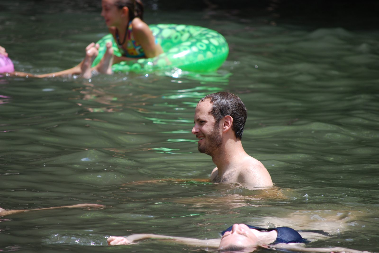 James, with Kelly floating in the foreground.