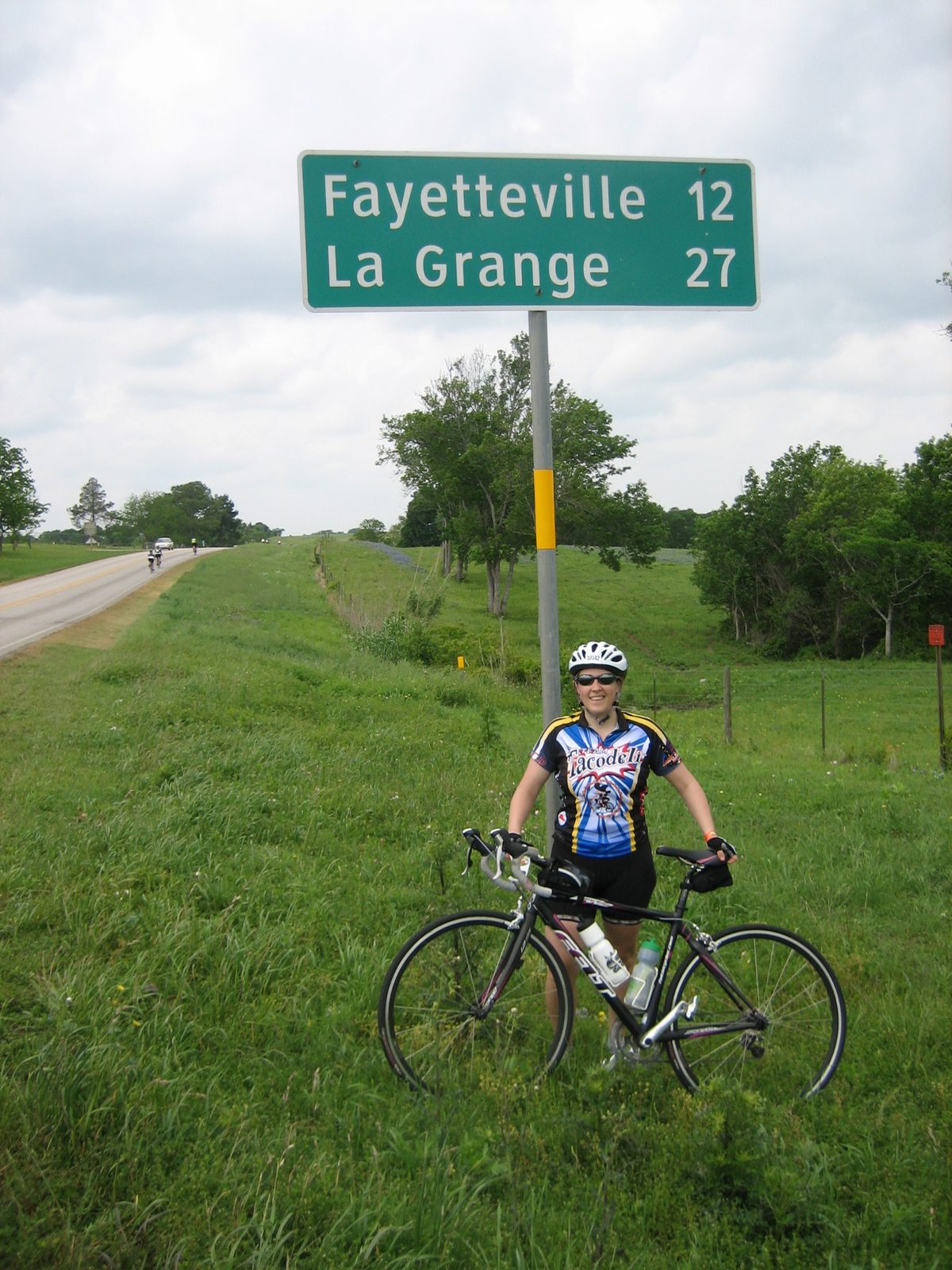 We got very excited upon seeing signs for La Grange, as that was where we were sleeping Saturday night.