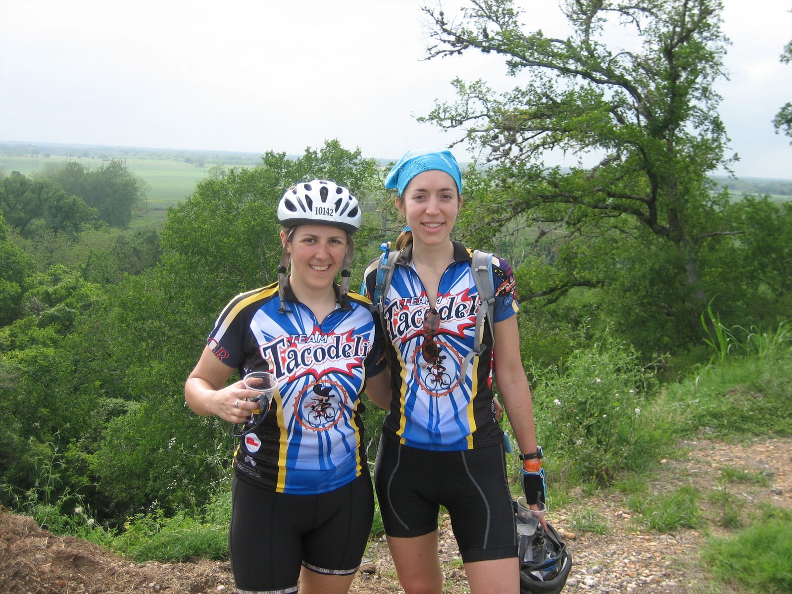 Catherine and Kate, post-ride.
