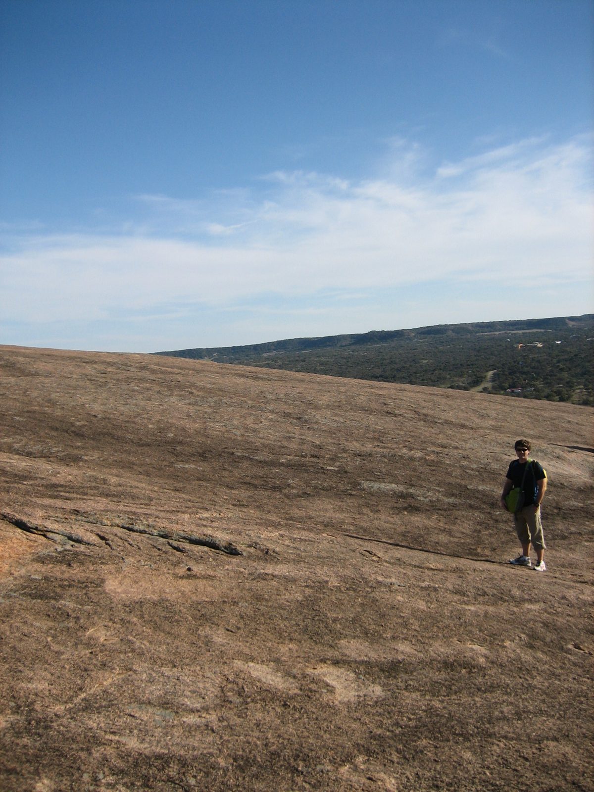 Jay + rock + sky.  Apparently either I can't take a good horizontal shot, or the horizon...