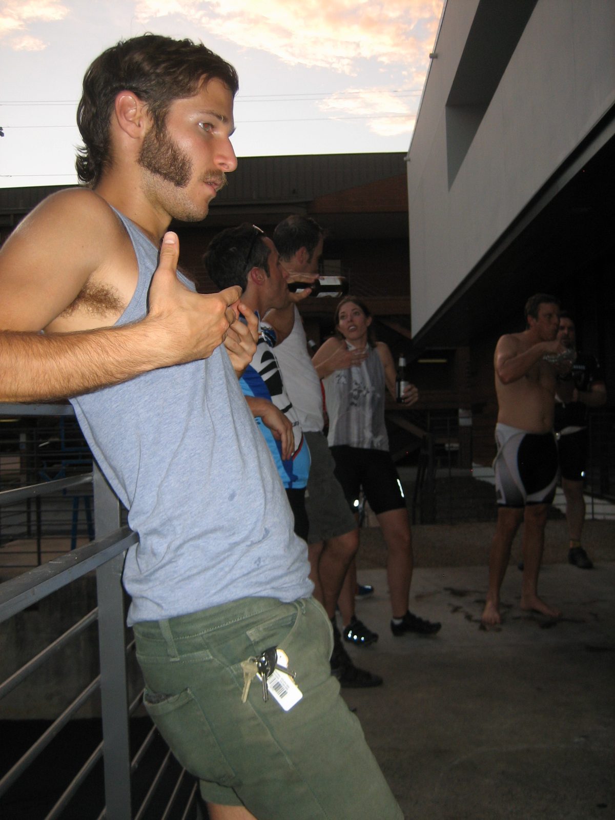 This is Benjamin, who was showing off the device.