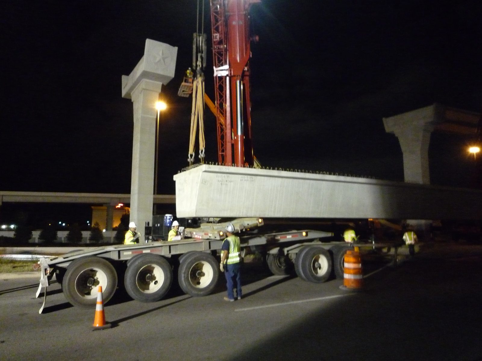 Crane 1 (east side).