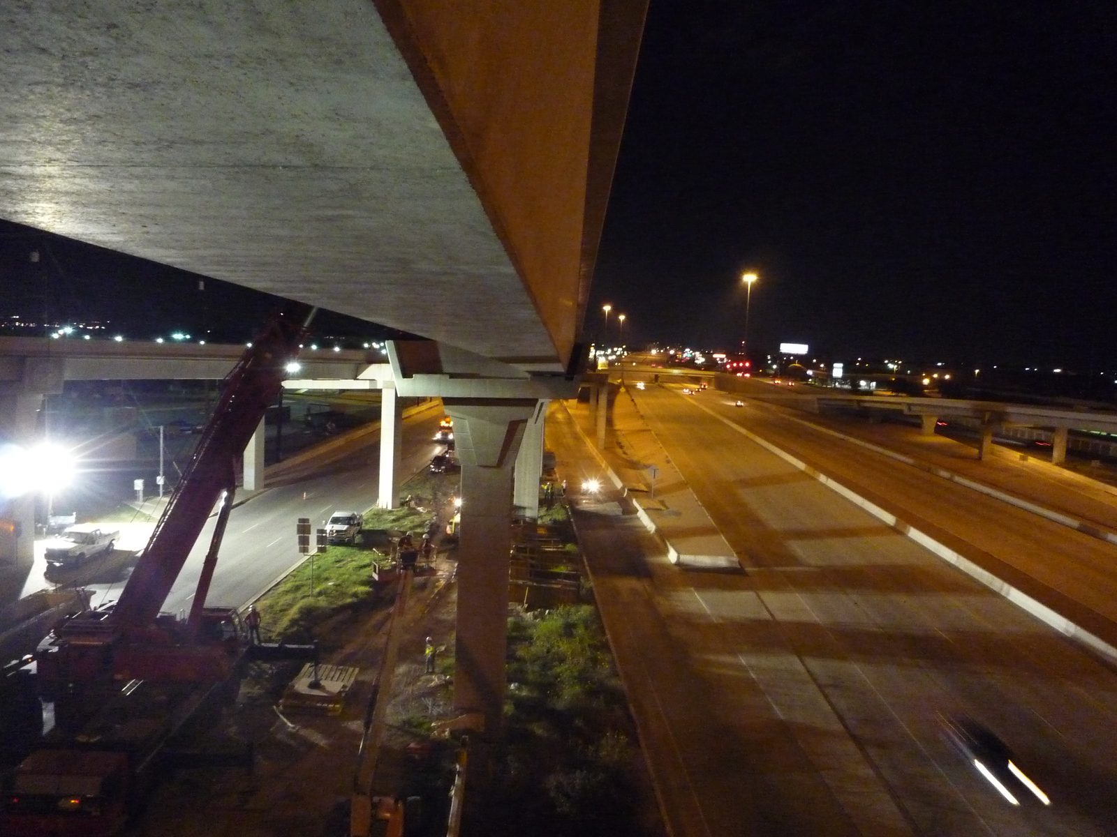 This beam and I got pretty close.  Like, if I stood up fully, I would have knocked my head on it.