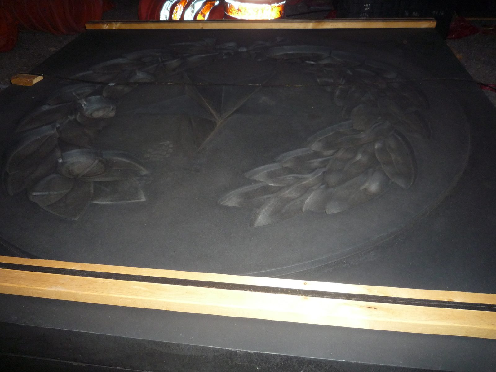 Texas state seal form liner used in this and other projects.