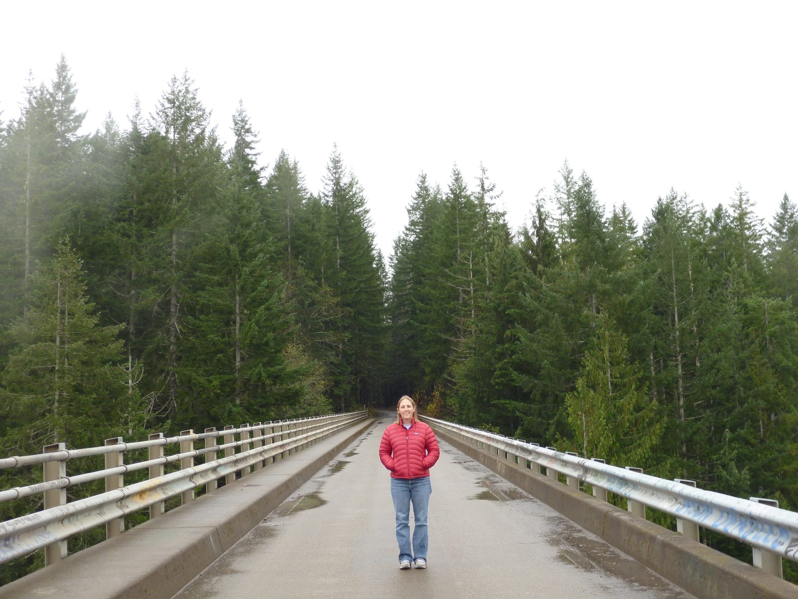Bridge engineer on bridge!