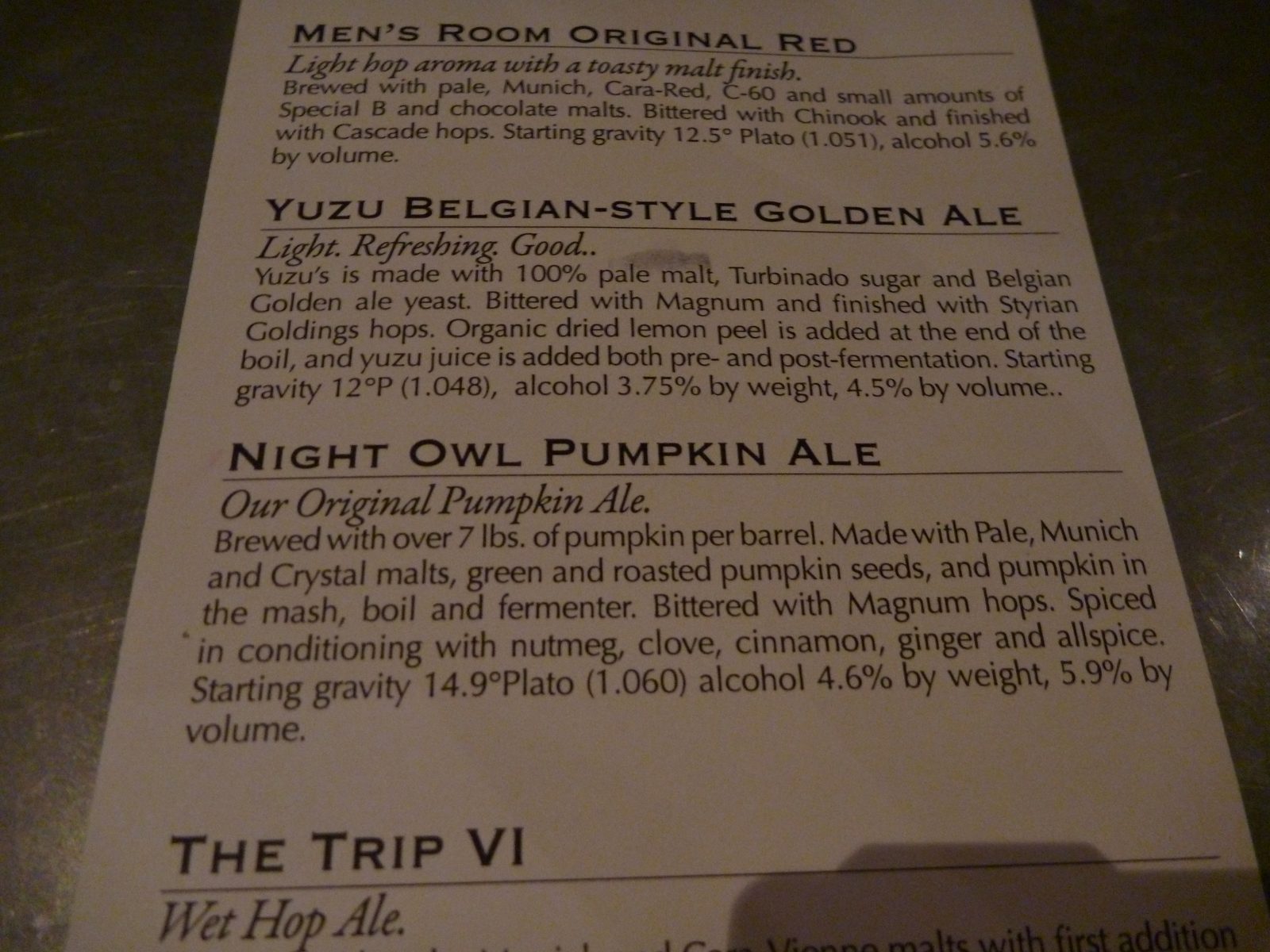 This beer was delicious.  I have often heard of pumpkin beers and wondered if they were good,...