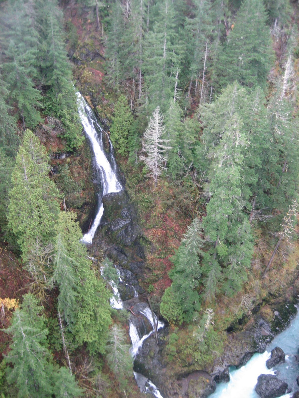 We found this vista through a "waterfall tour" map Jay had found.  The authors were actually...