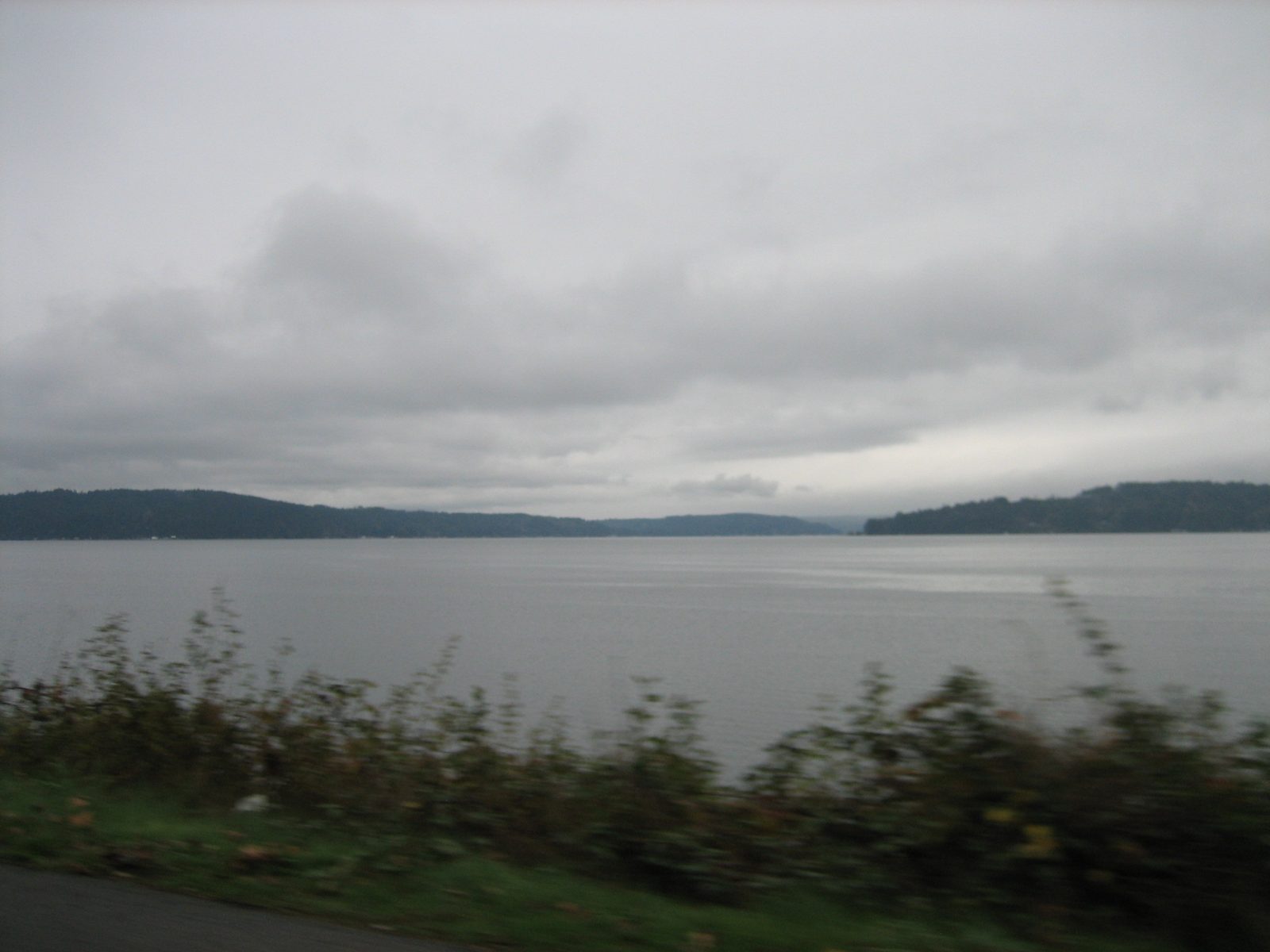 Back on 101... our two-hour drive on 101 to Port Angeles, a good hour was spent right next to...