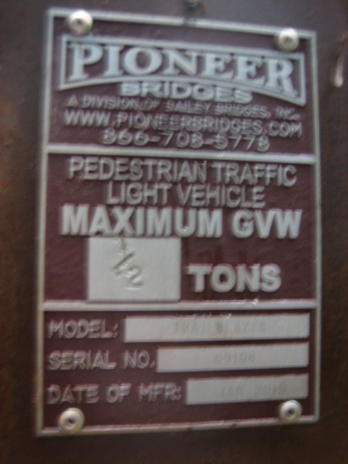 Bridge information.  Too bad it's illegible.