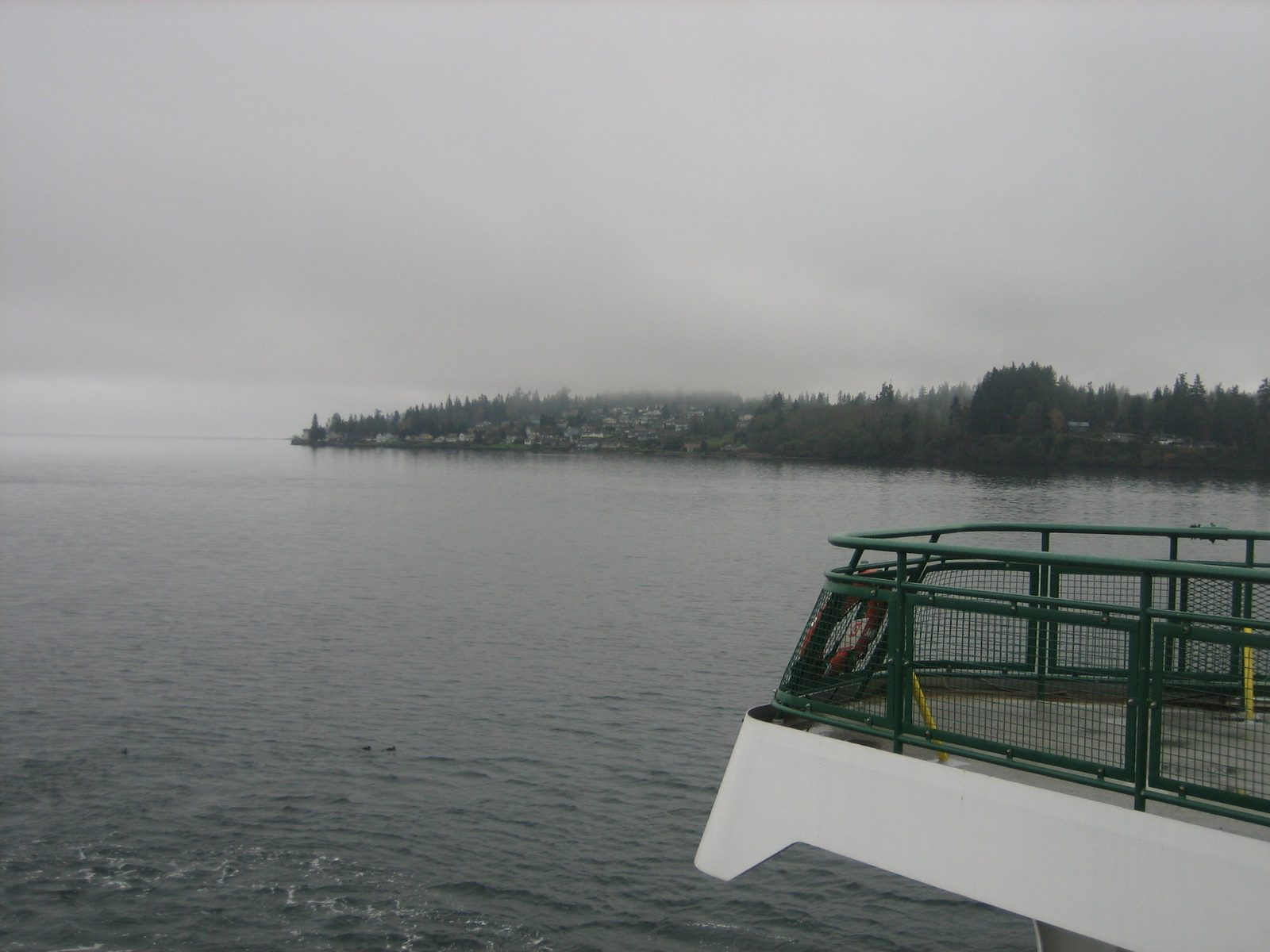 On the ferry!