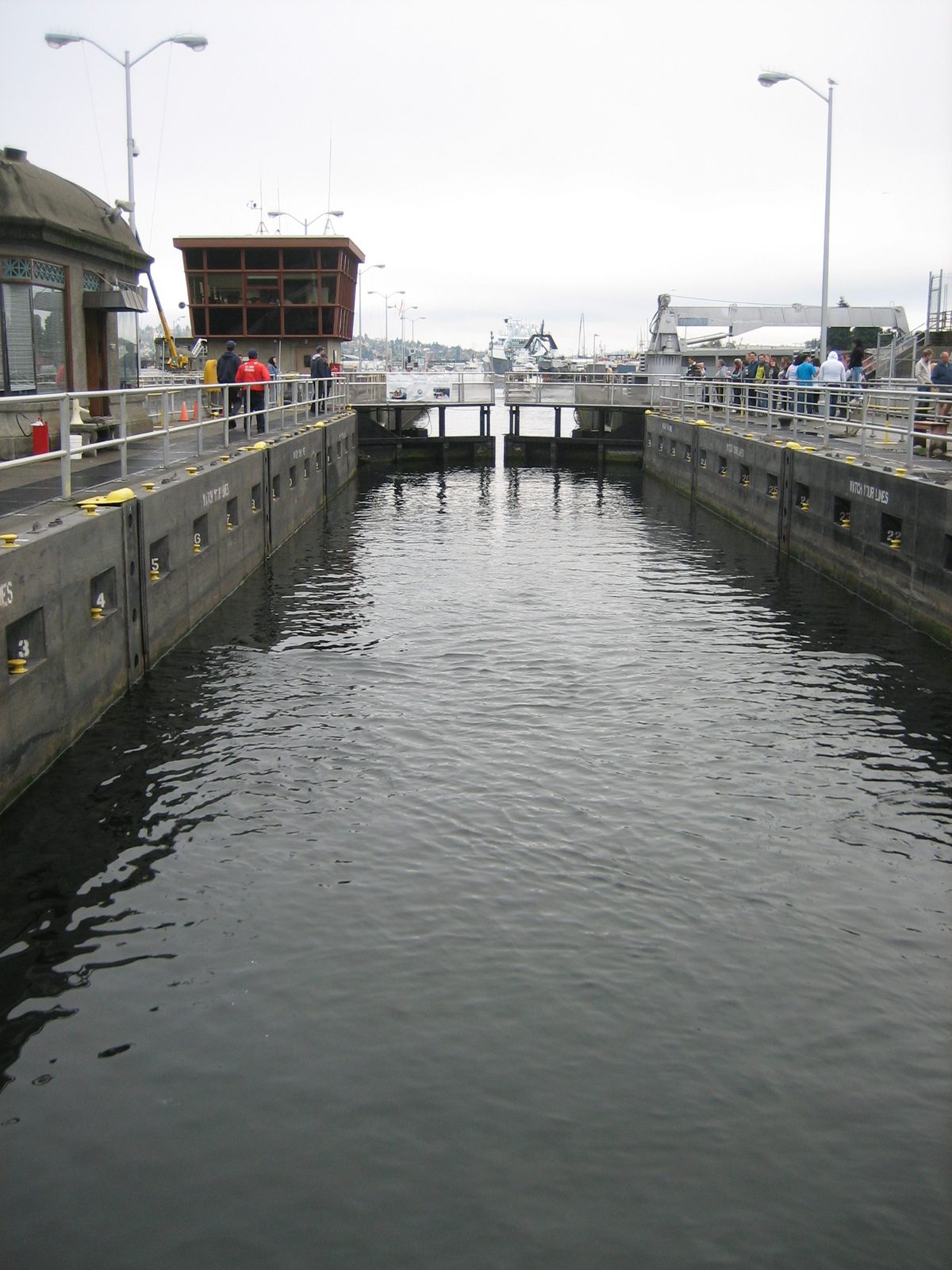 The small lock (30x150 ft), in use.