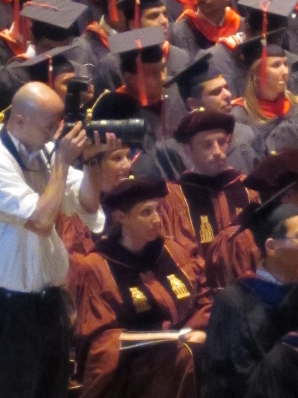 That official photographer guy didn't care at all about us in the normal seats.