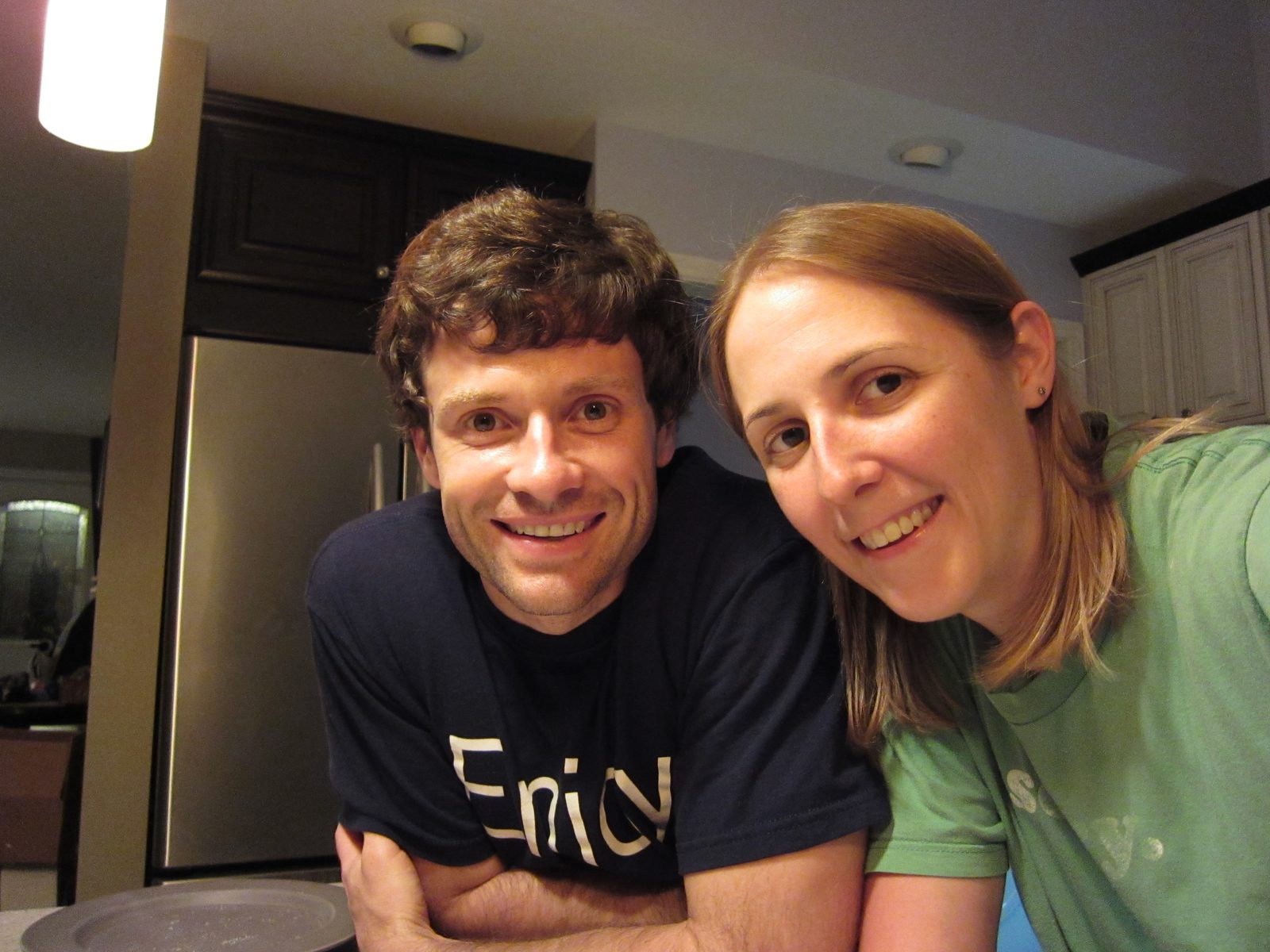 The happy bakers.