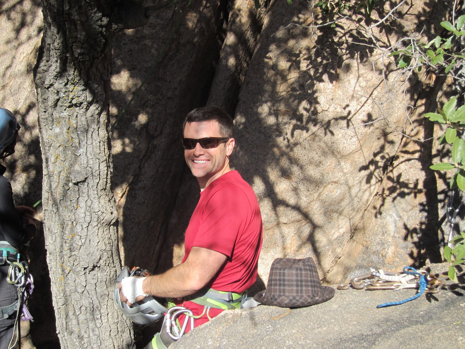 Jay hanging out at the bottom of Driven By Fear.  He looks pretty psyched to be getting a chance...