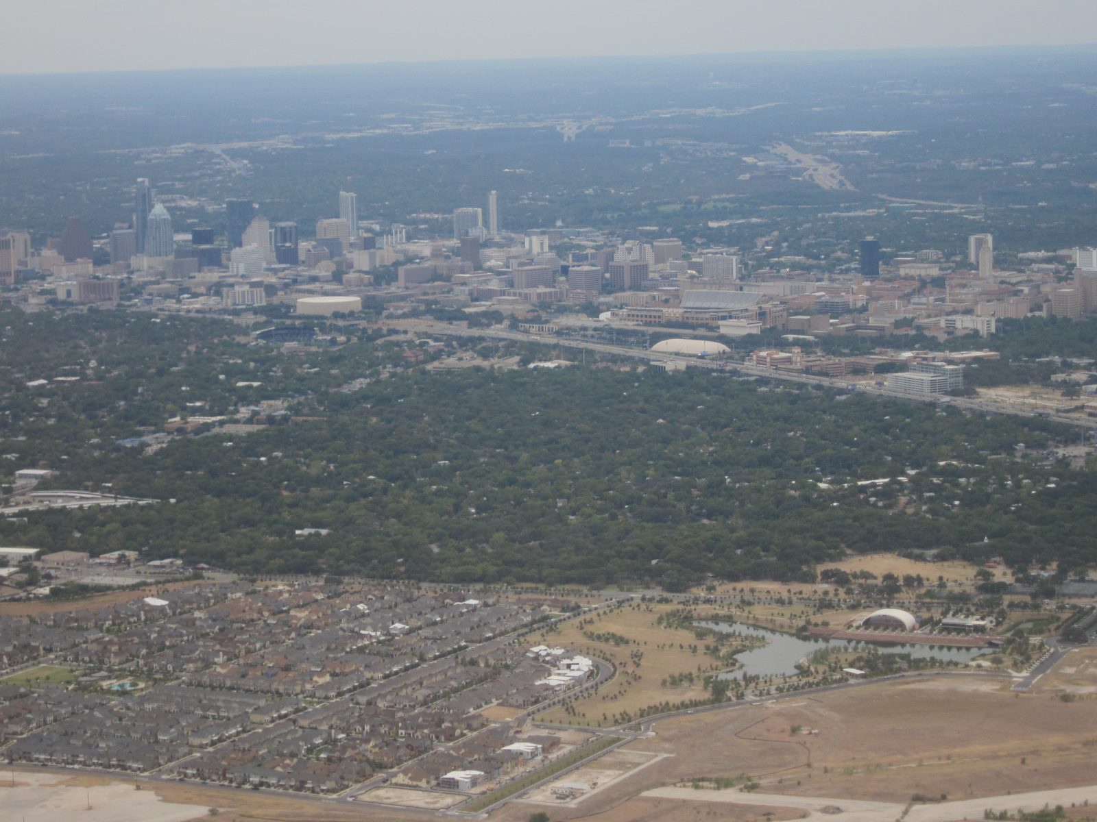 Flying into ATX one last time.  I love sitting in the F-window seat to fly in, because the plane...