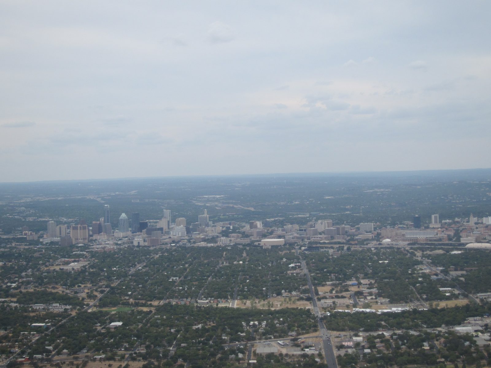 Downtown Austin.  The major road running up the page is likely MLK.