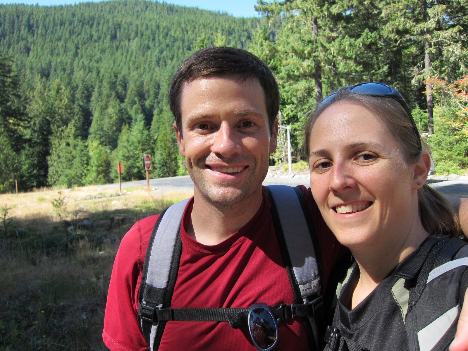 At the end of the hike - all smiles!