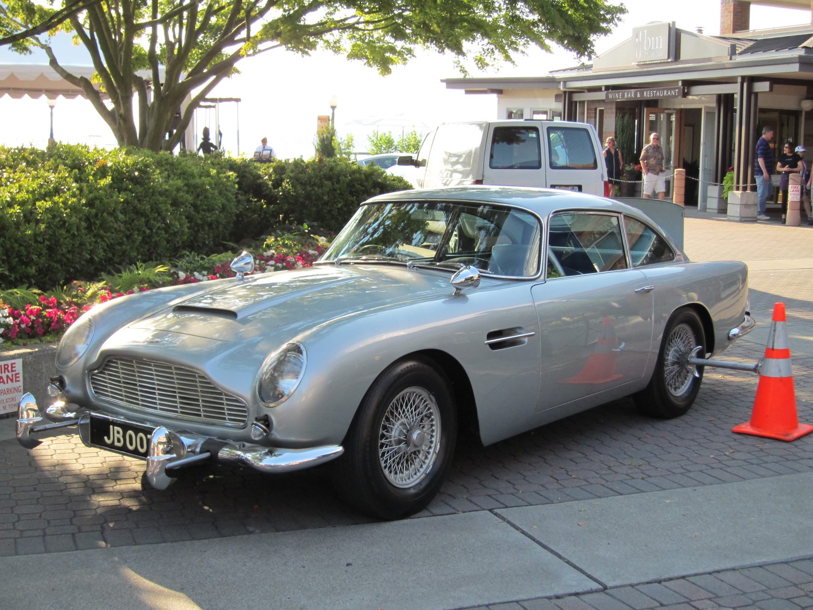 James Bond's car!  This was the one actually used in one of the movies.