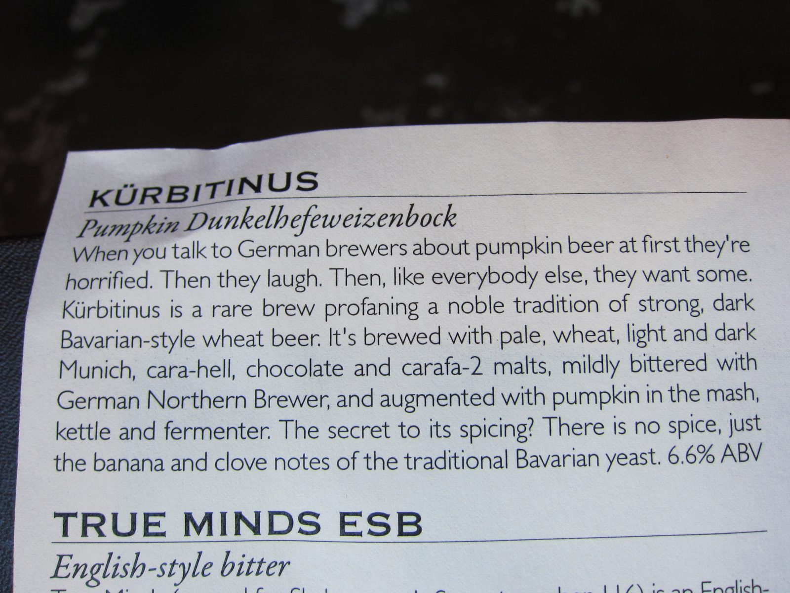 Last description.
