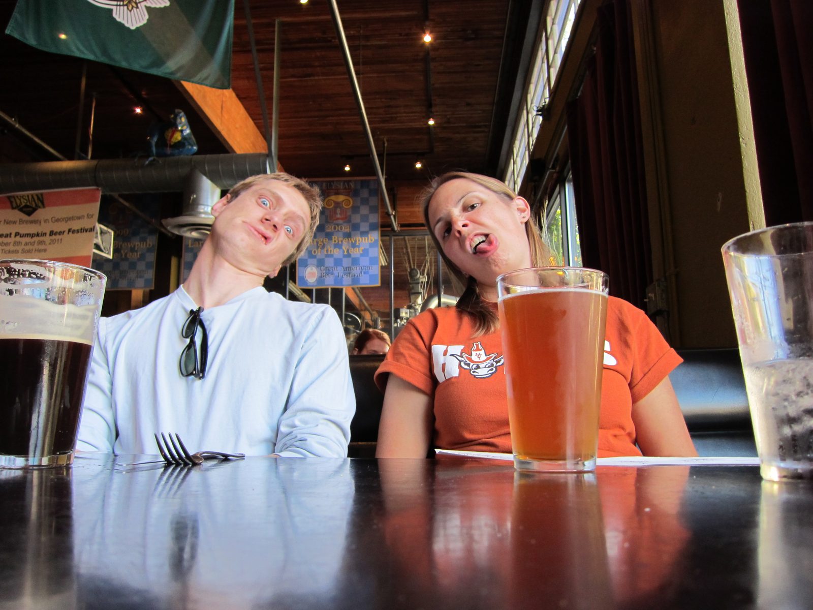 ... fortunately, this face does not describe my feeling on the beer.  It was great!