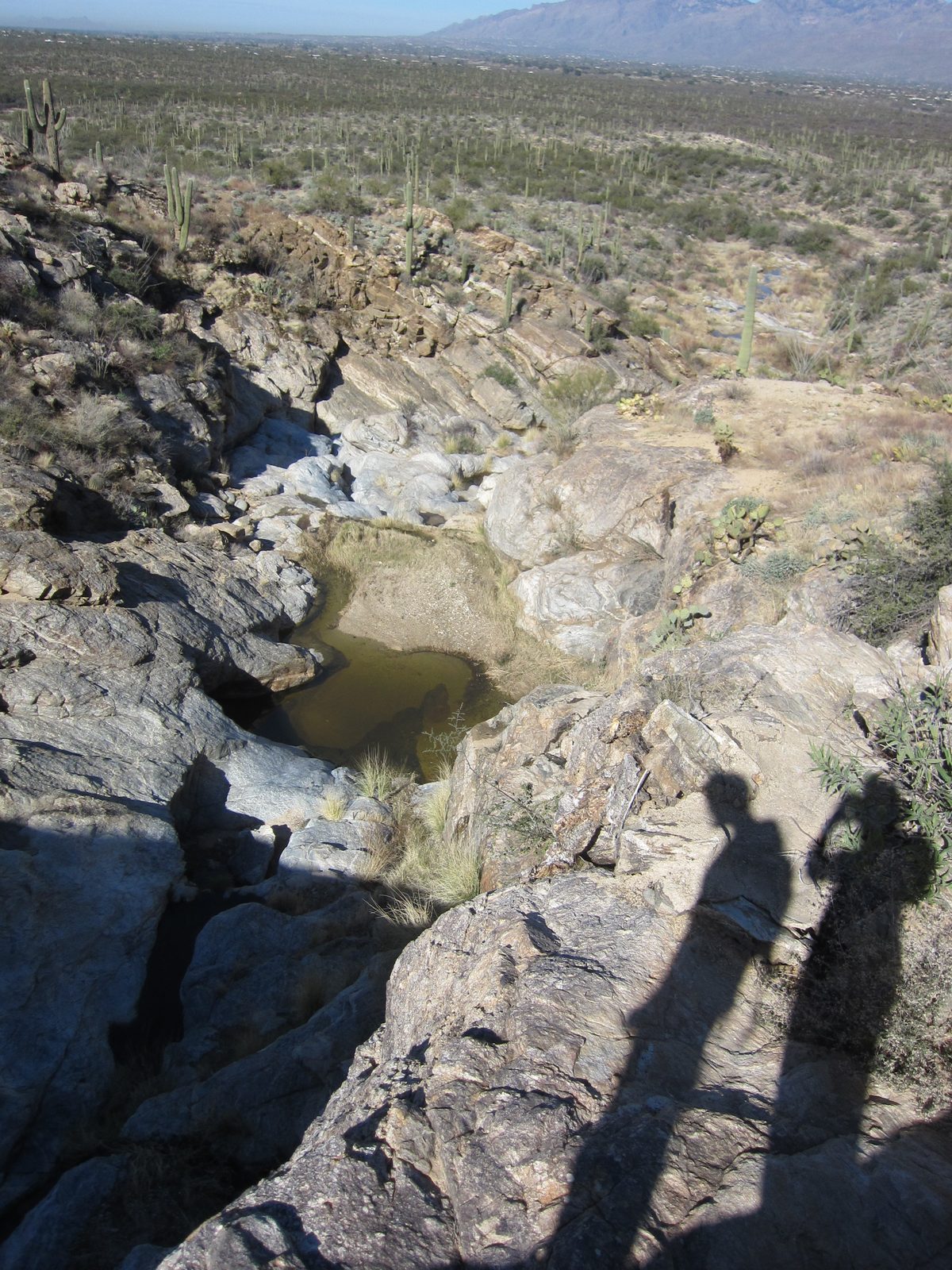But there was water downstream!  It seemed that most of the water was just seeping through the ground.