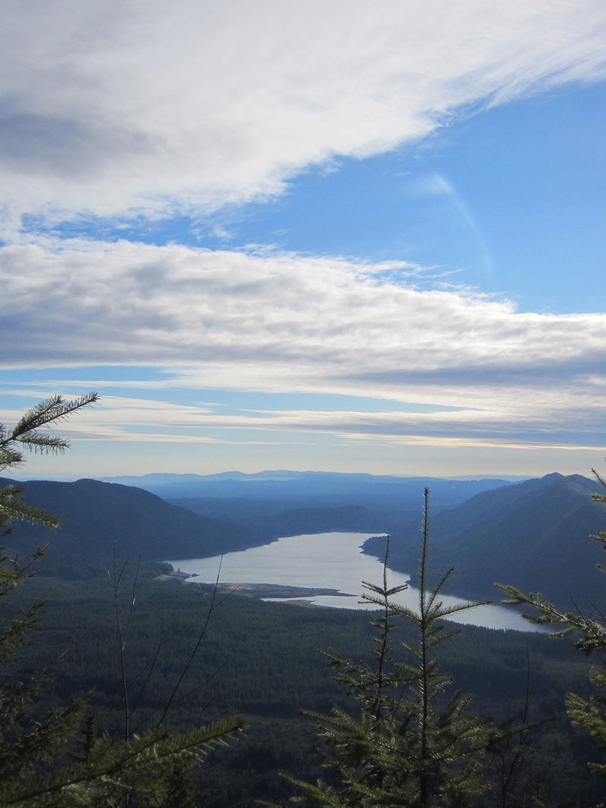 We paused at what we thought might be the overlook... but decided it wasn't as, while the views...