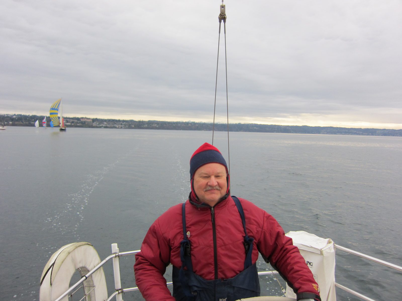Saturday, I got invited to participate in the Duwamish Head Race on a J36 that a coworker has...