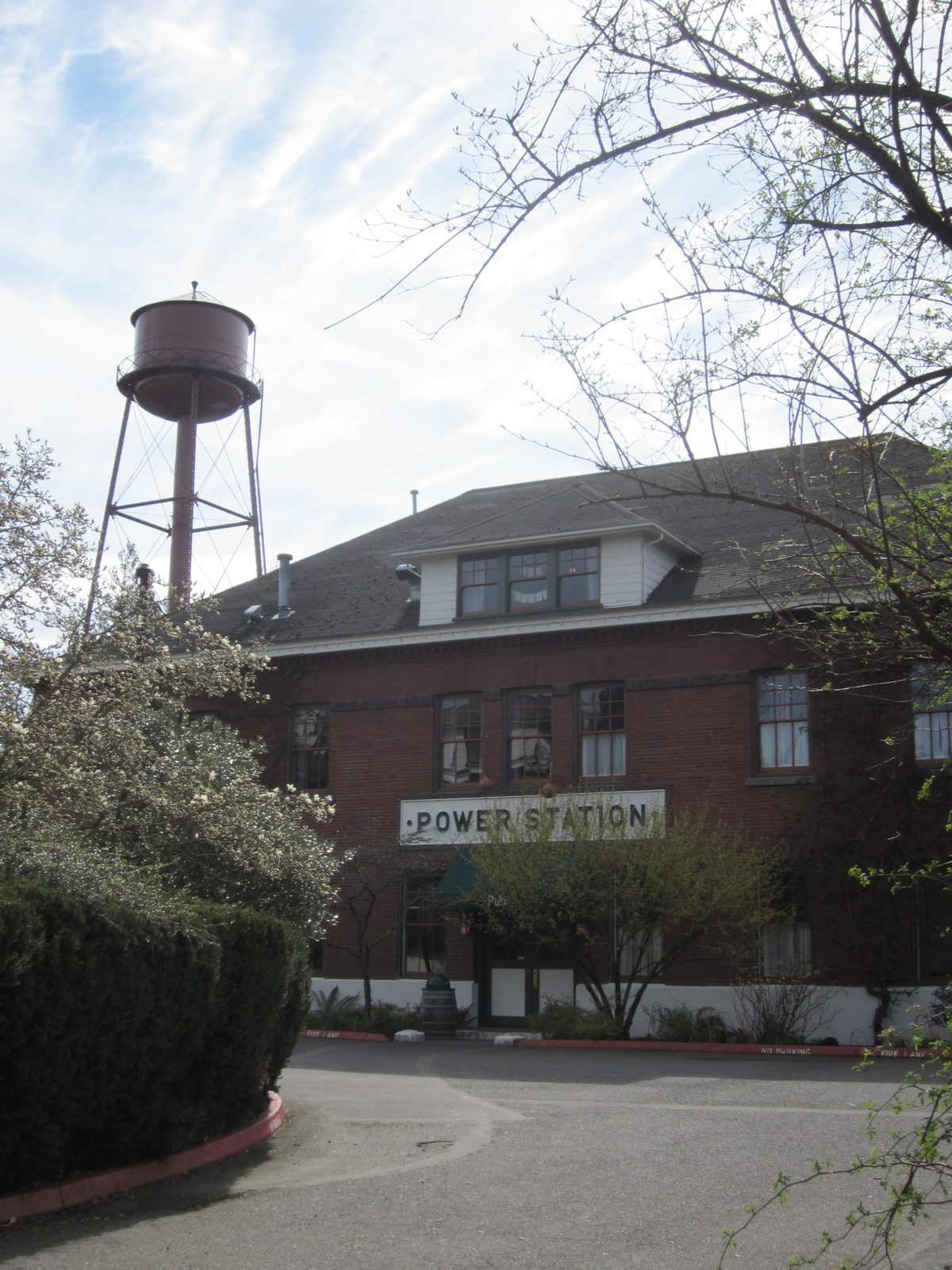 The brewery/restaurant was located in what was labeled as a power station.  Not sure if it...