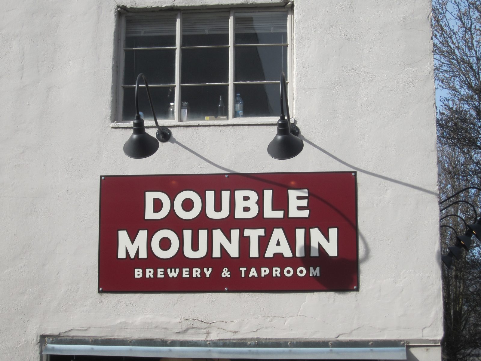 On our way back towards Portland, we stopped at Double Mountain Brewery & Taproom.