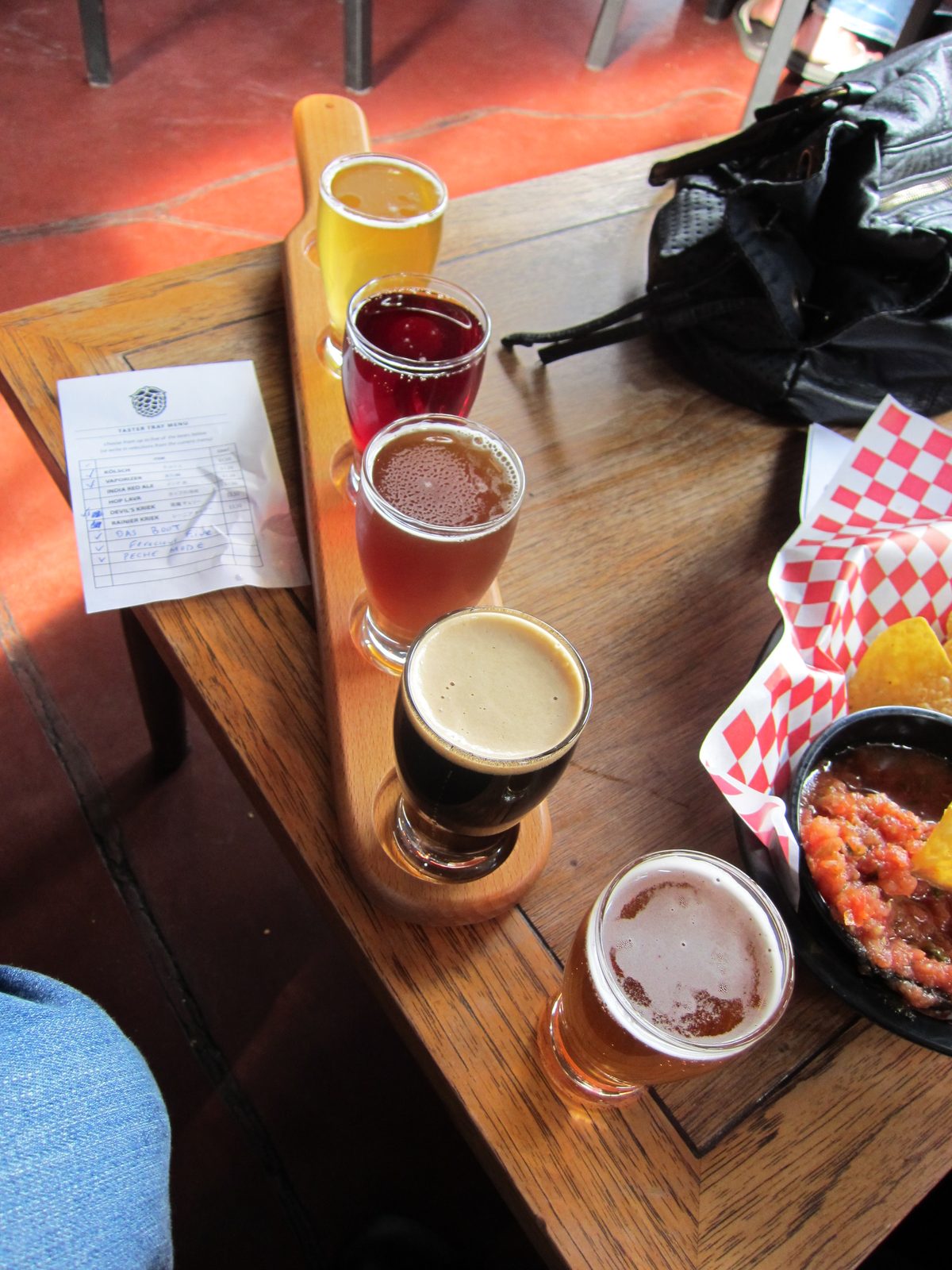 Actual beer samples.  More sours.  Didn't find much I really liked in this group, either.  Drat.